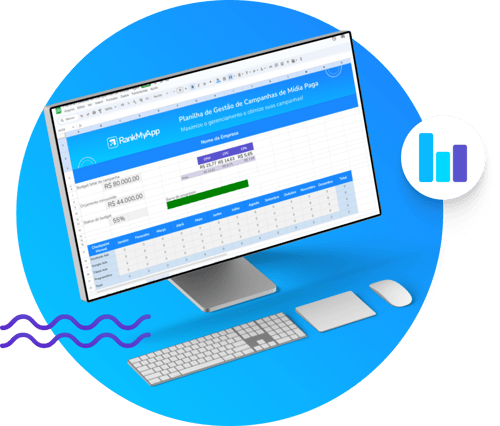 Planilha para gestão de campanhas de mídia paga